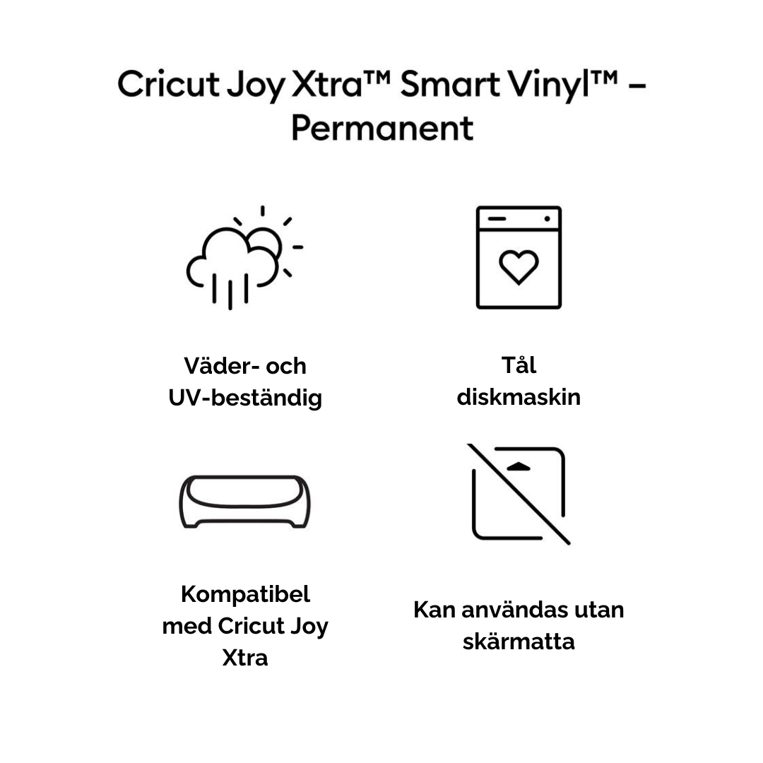 Cricut Joy Xtra Smart Vinyl Permanent 91cm information