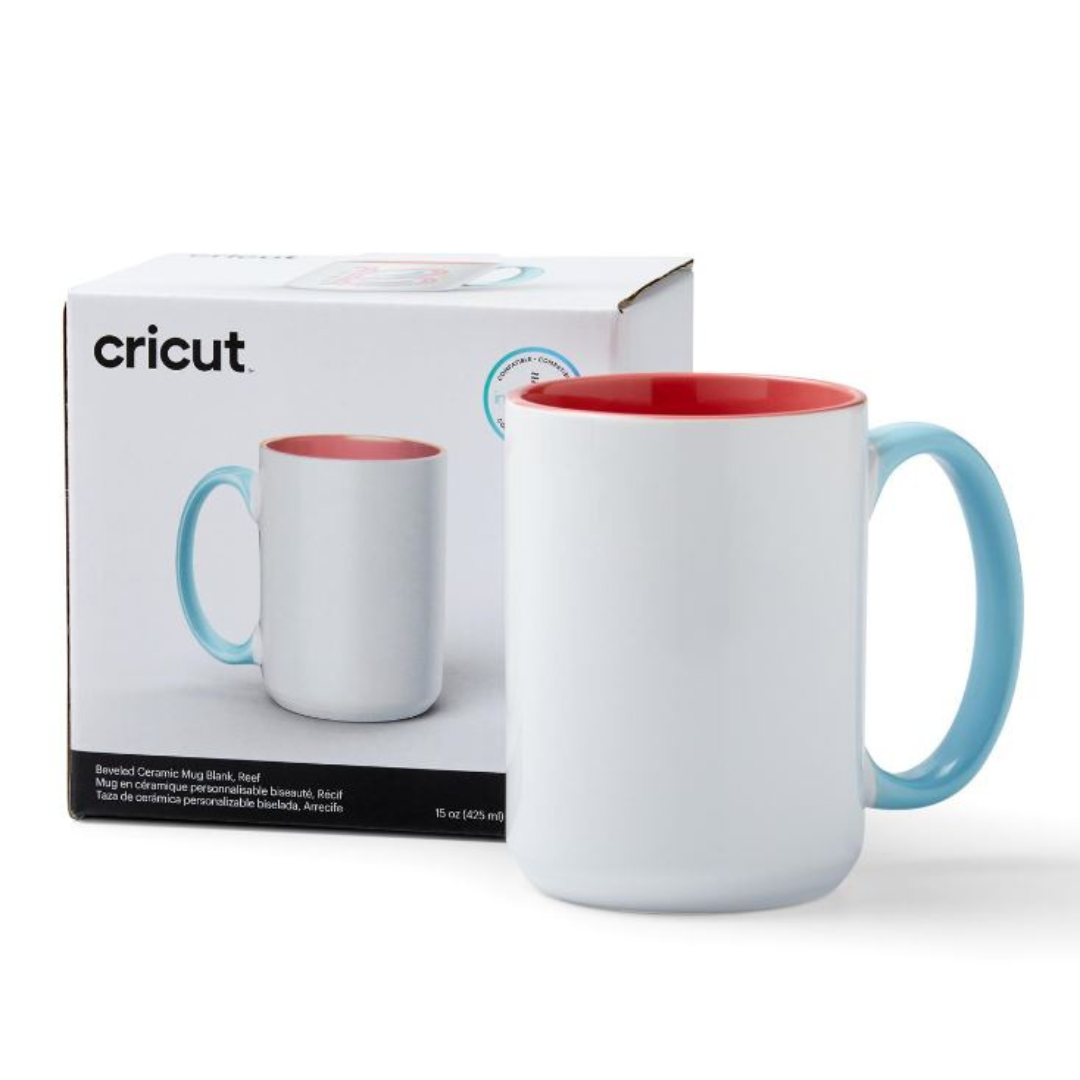 Cricut Mugg 440ml (Röd/Blå)