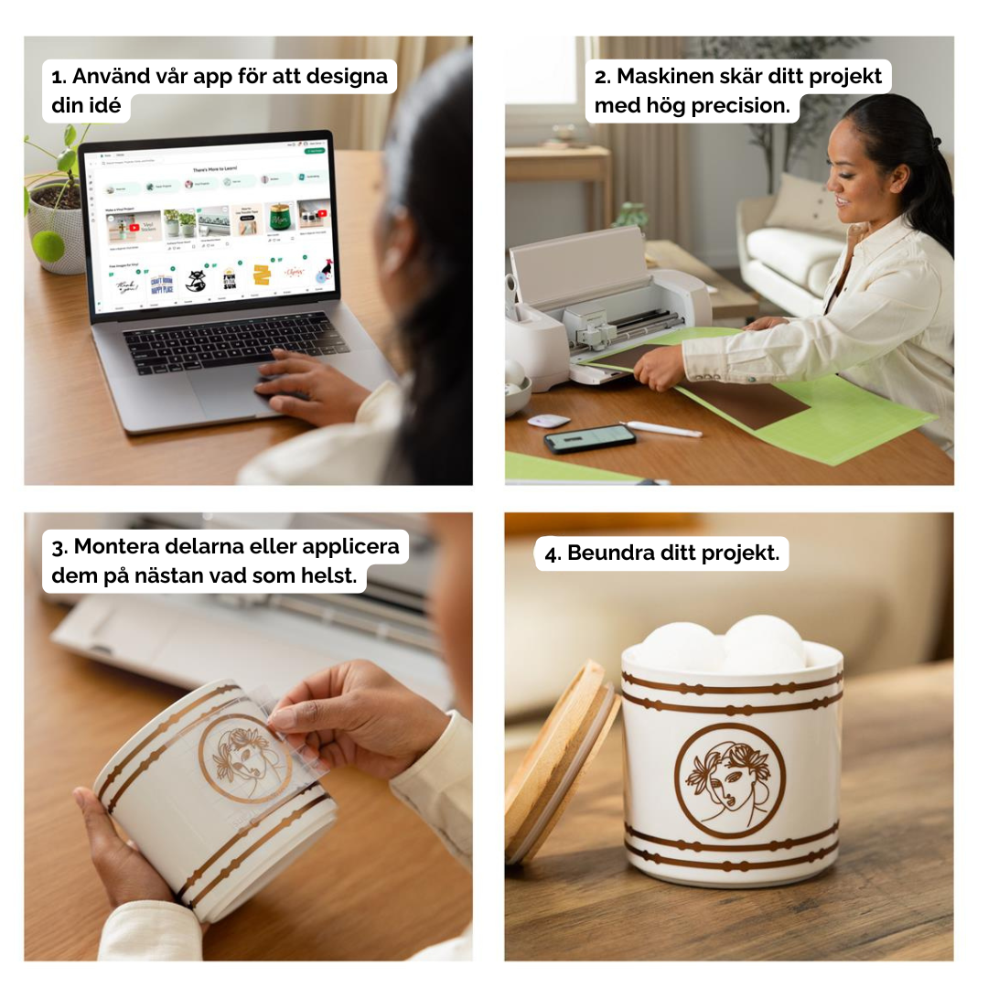 Cricut explore 4 hur man gör vinyldekaler