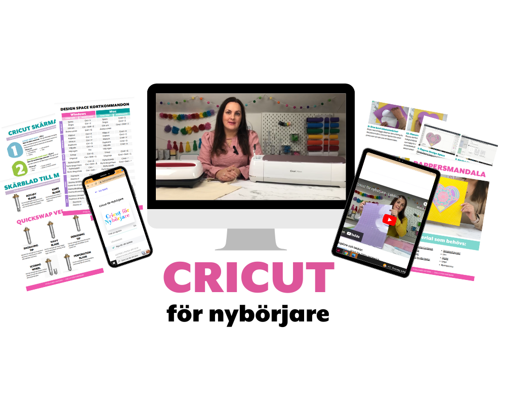 Cricut för Nybörjare (Onlinekurs)