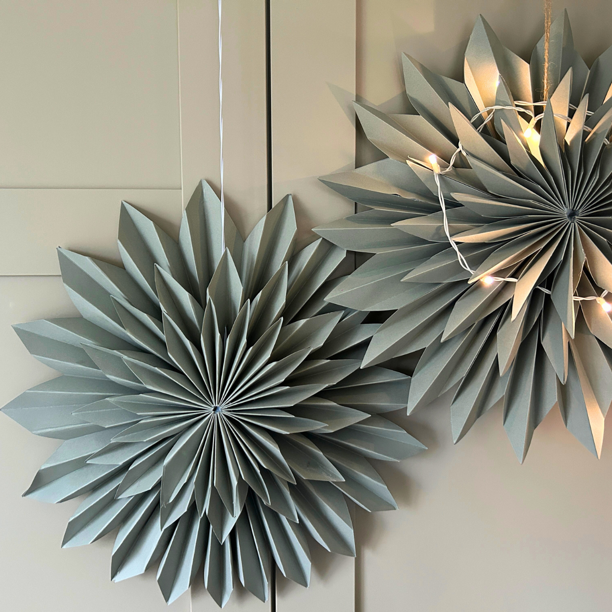 Gratis mall för pappersstjärna – ladda ner som SVG eller PDF och vik din egen juldekoration.