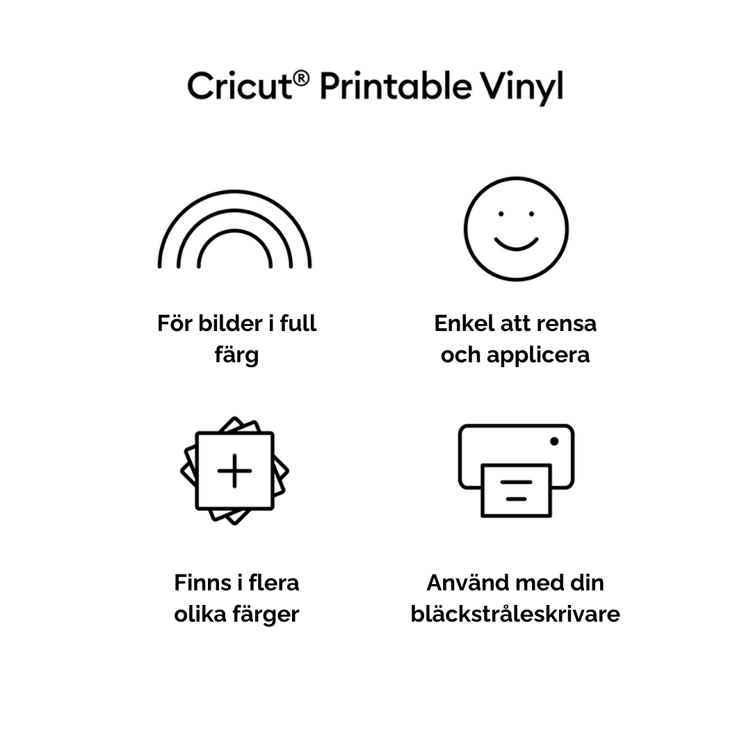 Printable Vinyl Transparent 12-pack A4