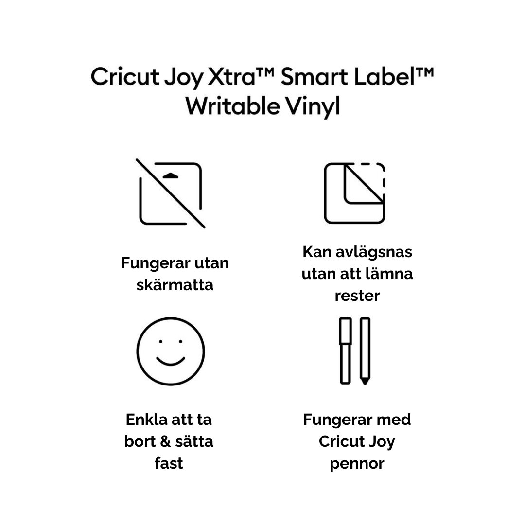 Cricut Joy Xtra Smart Label Writable Vinyl - Permanent