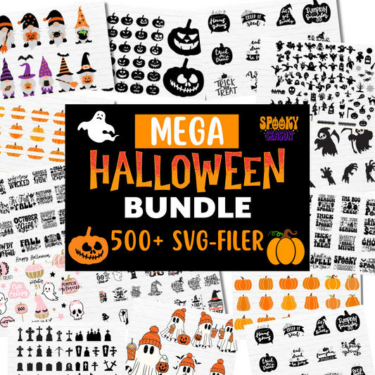 500 st Halloween Skärfiler