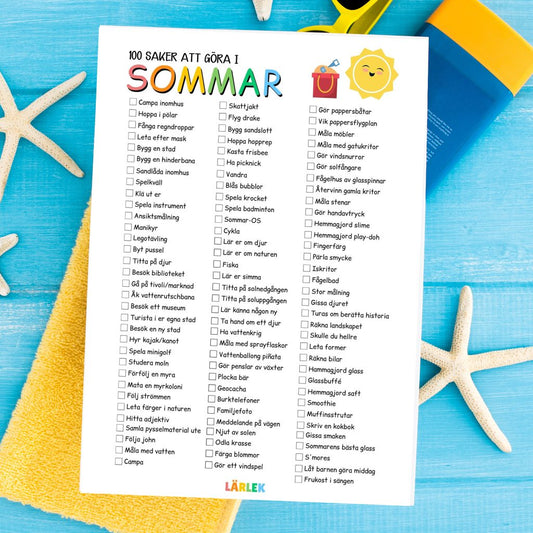 100 Roliga Saker att Göra i Sommar för Barn