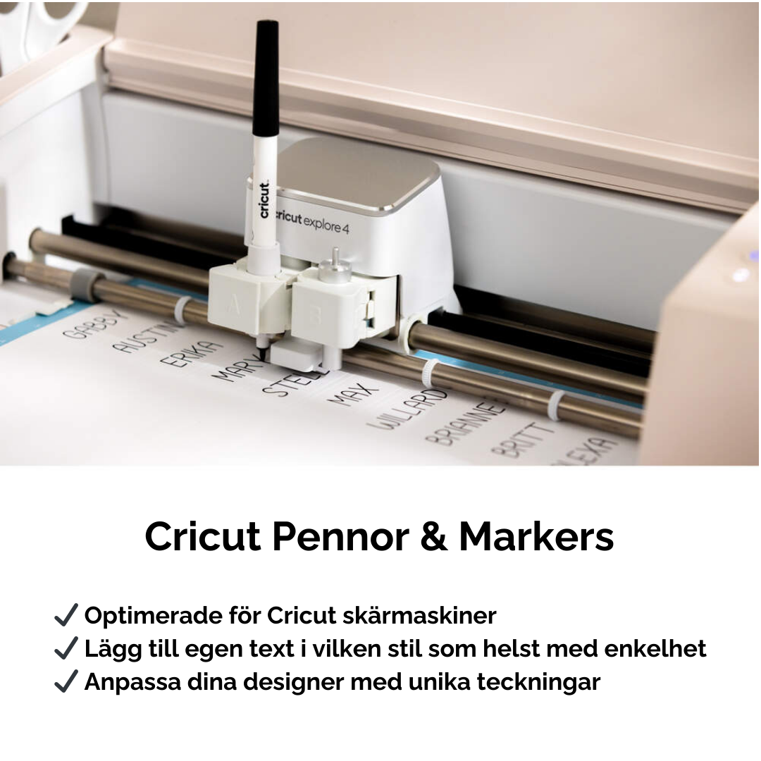 Cricut Dual-Sided Markers i Cricut-maskin – för text, ritningar och design