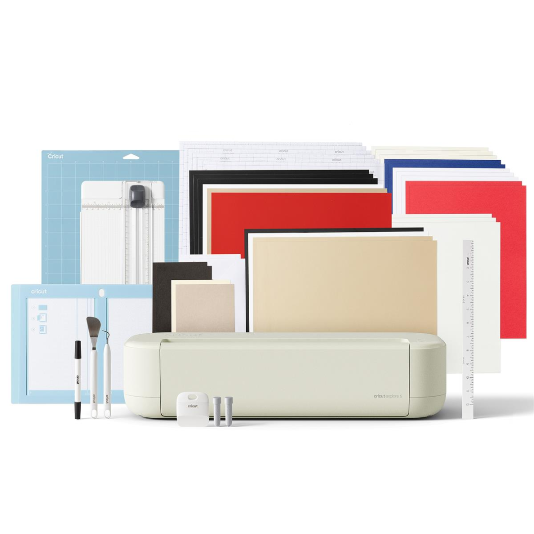 Cricut Explore 5 startpaket med maskin, verktyg och material