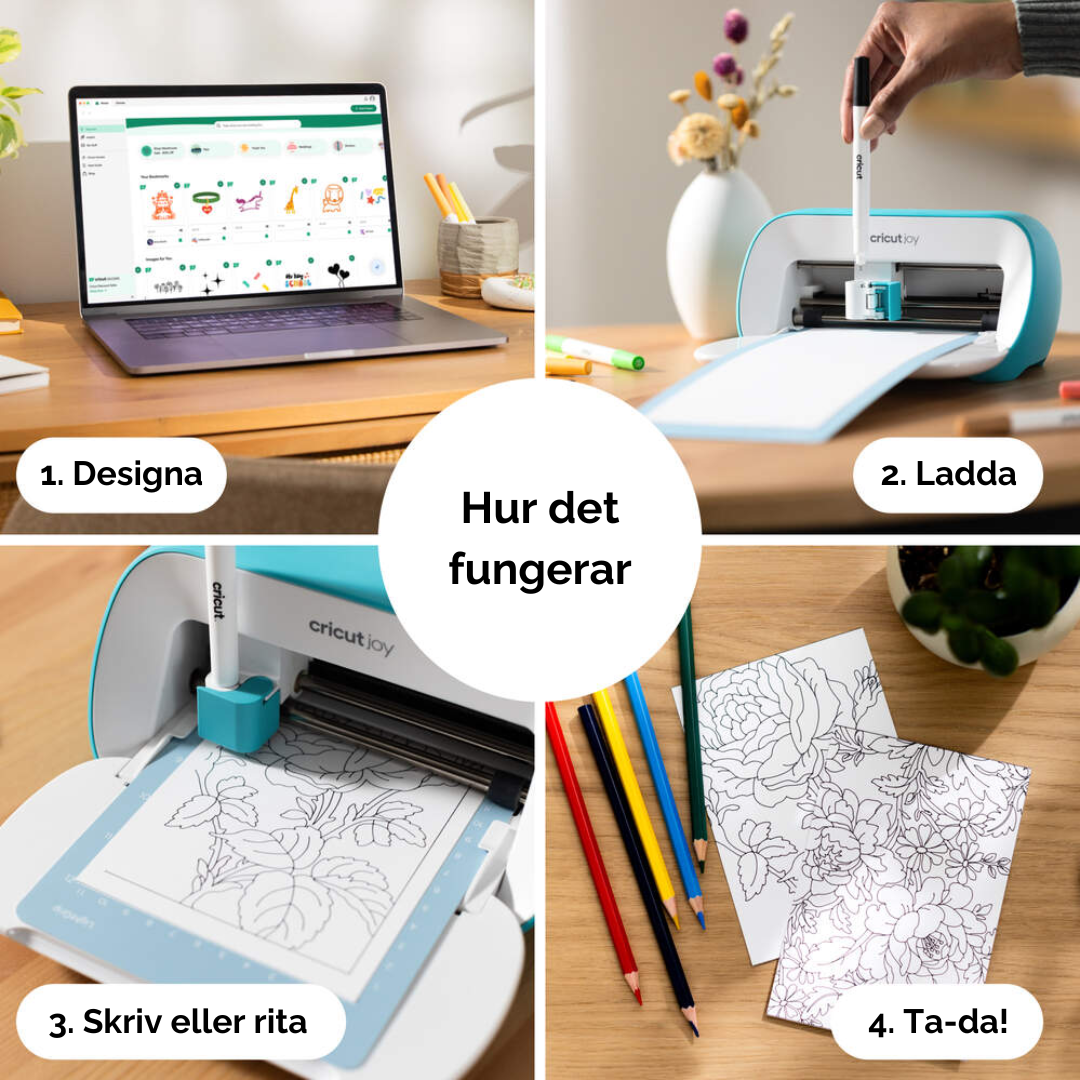 Steg-för-steg guide för Cricut Joy Dual-Sided Markers – designa, ladda, skriv och skapa unika projekt.