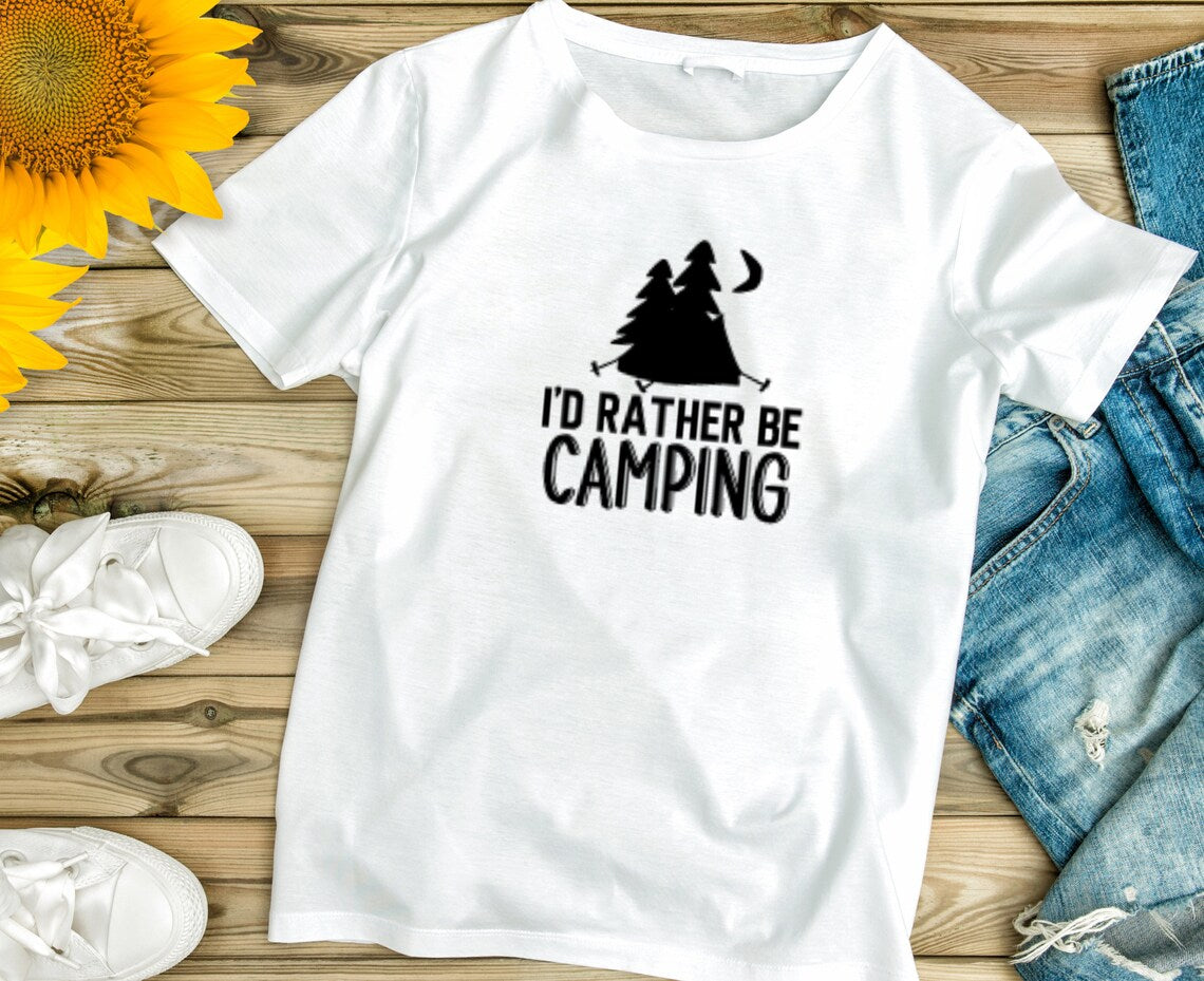 camping citat t-shirt pyssel gör det själv